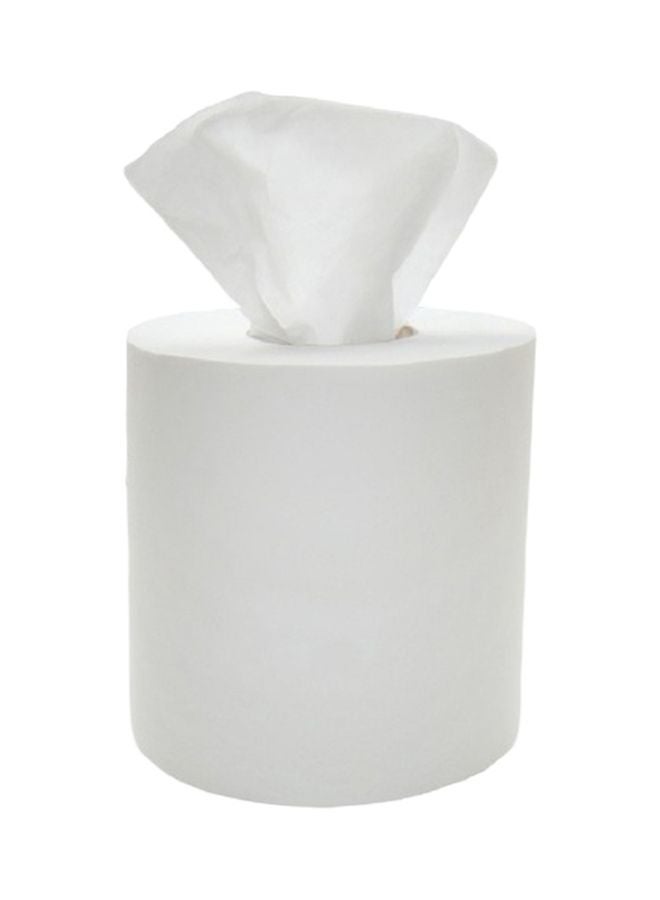 6 لفائف مناديل ورقية للمطبخ طويلة ماكسي رقيقة أبيض 800جرام - Image 2