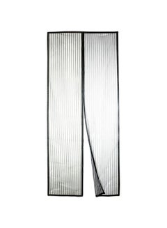 gluckluz Magnetic Mesh Curtain Screen Door Black 83x0.1x36inch 