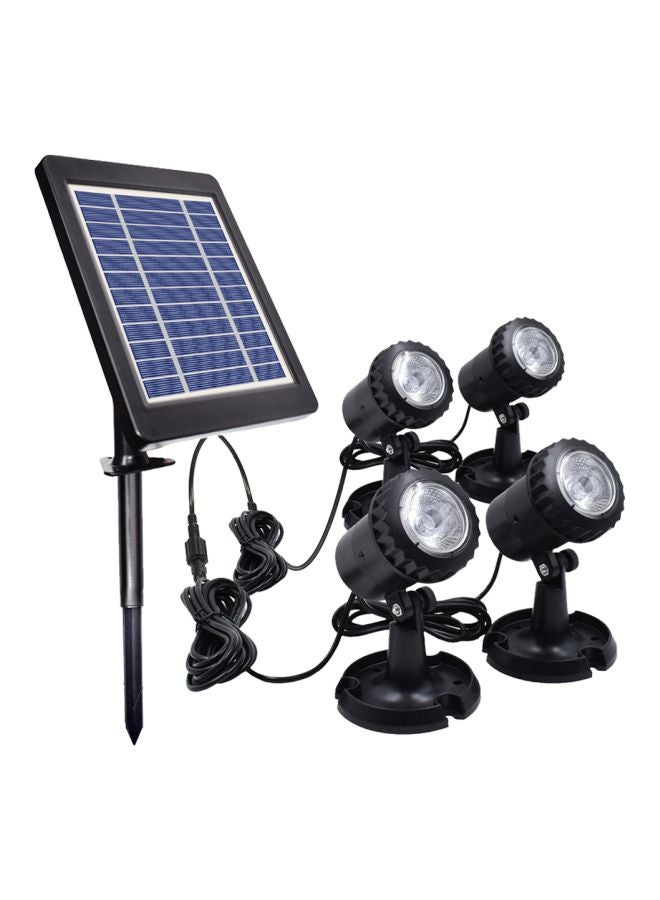 Generic LED Waterproof Solar Powered Garden Pond Light Blue 23.0x18.0x11.0cm - Image 1