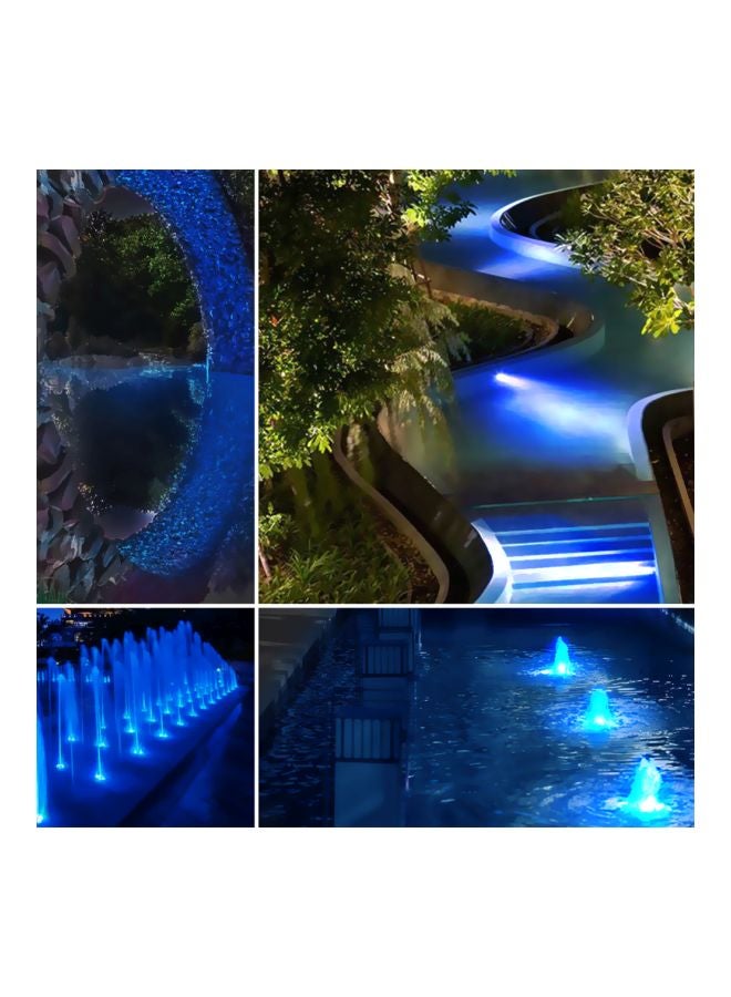 Generic LED Waterproof Solar Powered Garden Pond Light Blue 23.0x18.0x11.0cm - Image 4