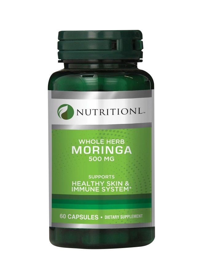 NUTRITIONL - Moringa 500 Mg 60 Capsules - Image 1