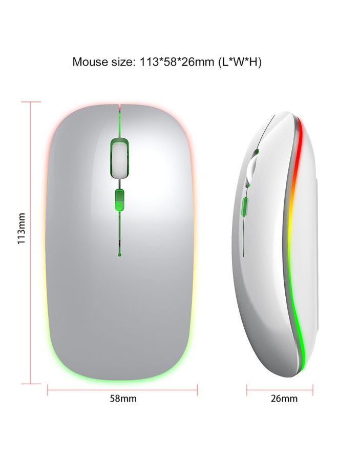 M40 Ultra-Thin Wireless Mouse Silver - v1590843723/N38058107A_6