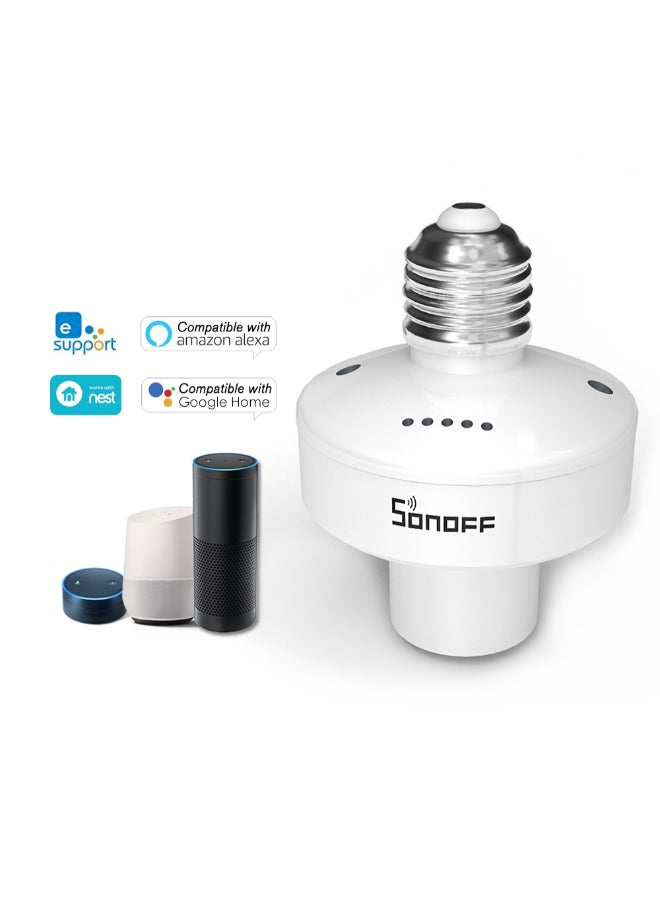 SONOFF WiFi Intelligent RF Lamp Holder For Alexa Google Home/Nest E27 White - Image 3