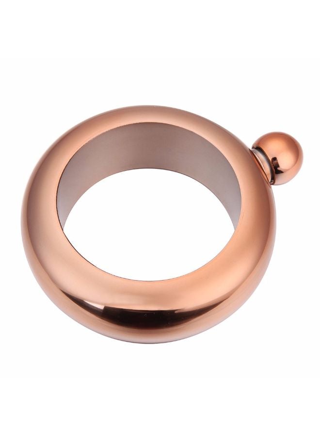 Booze Smuggle Bracelet Bangle Flask Rose Gold - Image 2