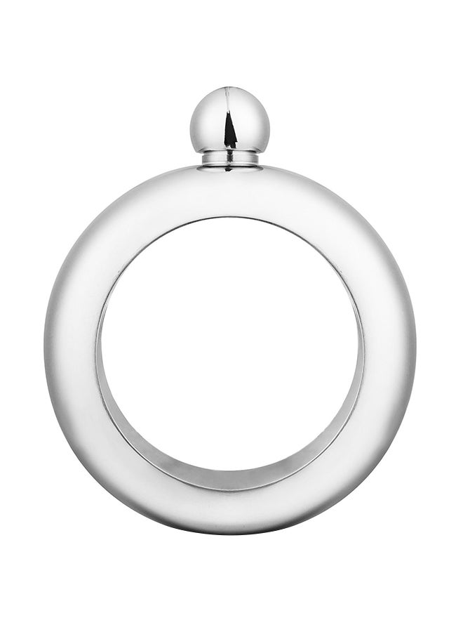 Booze Smuggle Bracelet Bangle Flask Silver  - Image 1
