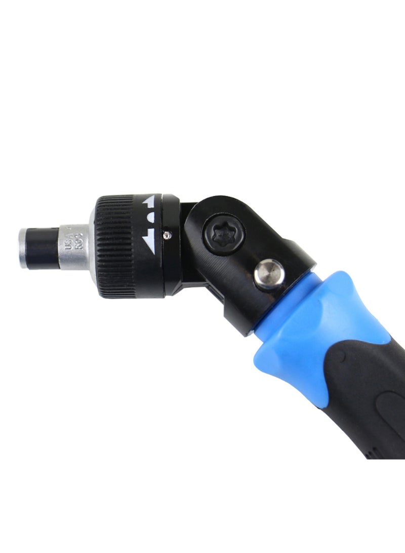 ليكوتا مفك براغي بسقاطة وحامل لقم مرن أزرق/ أسود/ فضي - Image 2