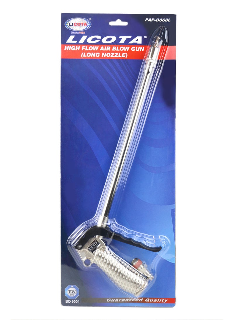 LICOTA High Flow Air Blow Gun With Connector Silver/Black  - Image 2