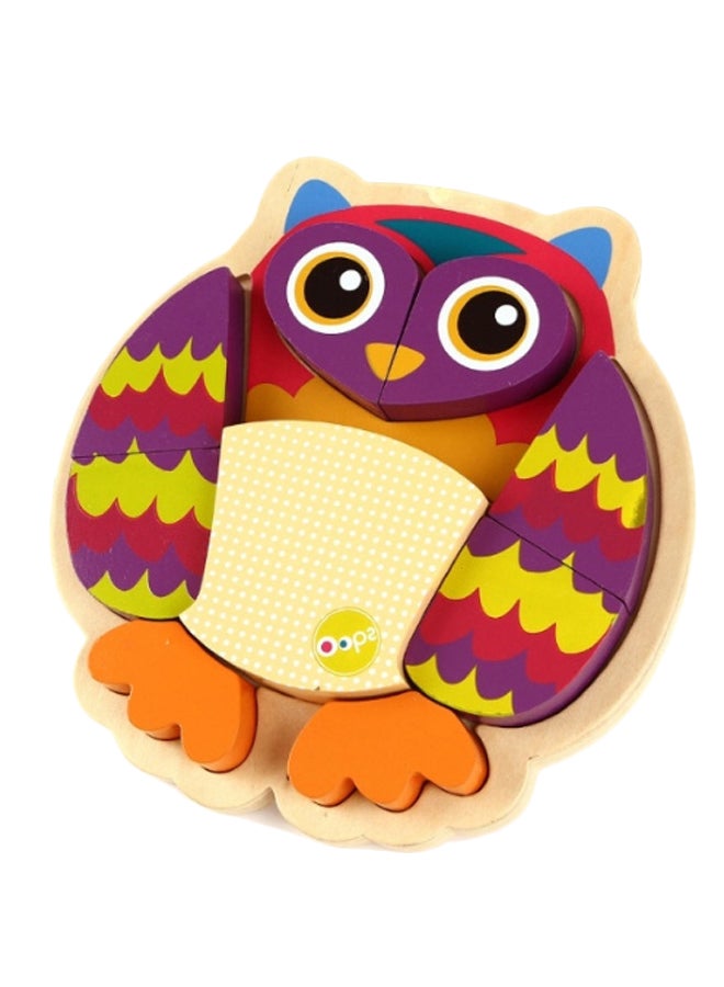 Oops 9-Piece Owl 3D Happy Puzzle - Image 1