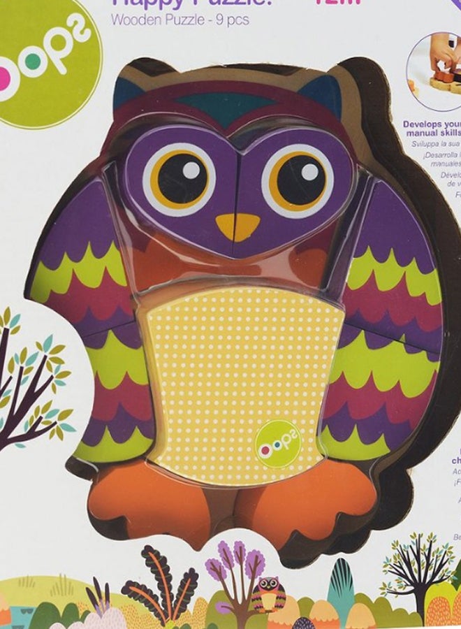 Oops 9-Piece Owl 3D Happy Puzzle - Image 2