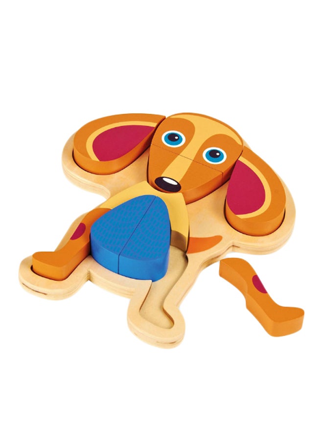 Oops 9-Piece Dog 3D Happy Puzzle - Image 1