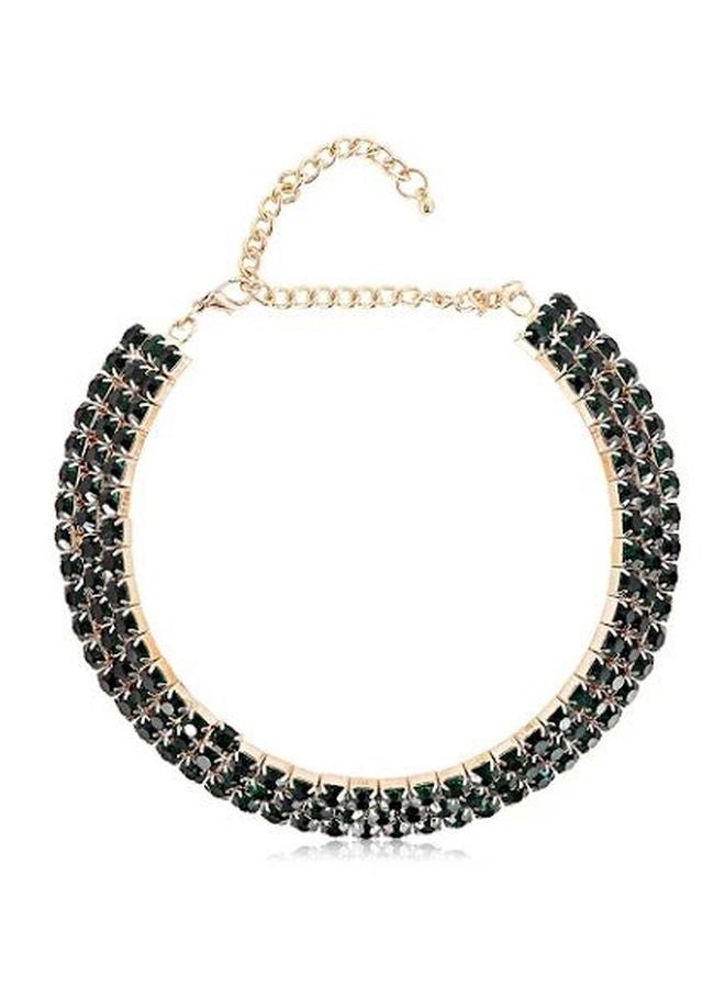 Influence Germany - Classy Stone Studded Necklace And Earrings Set - Image 1