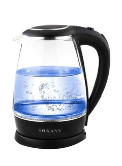 سوكاني غلاية مياه كهربائية بسعة 1.7 لتر 1.8 L 1500.0 W 389.33594264.17 شفاف/ أسود  - Image 2
