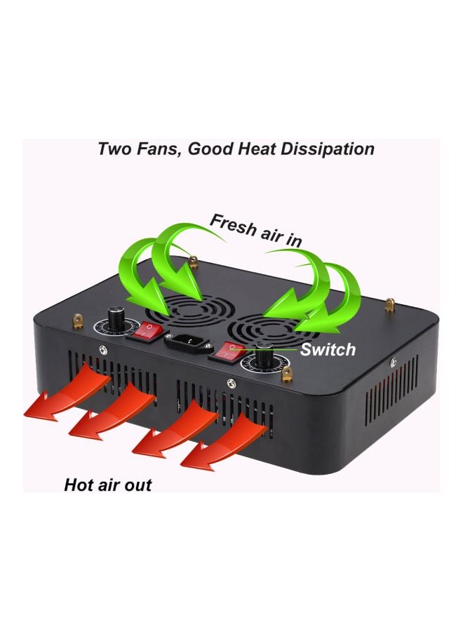 55 LEDs Aquarium Light Blue/White 31x21x7cm - Image 3