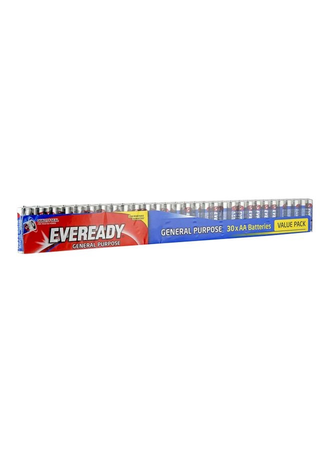 Eveready - 30-Piece AA General Purpose Battery Set - Image 1