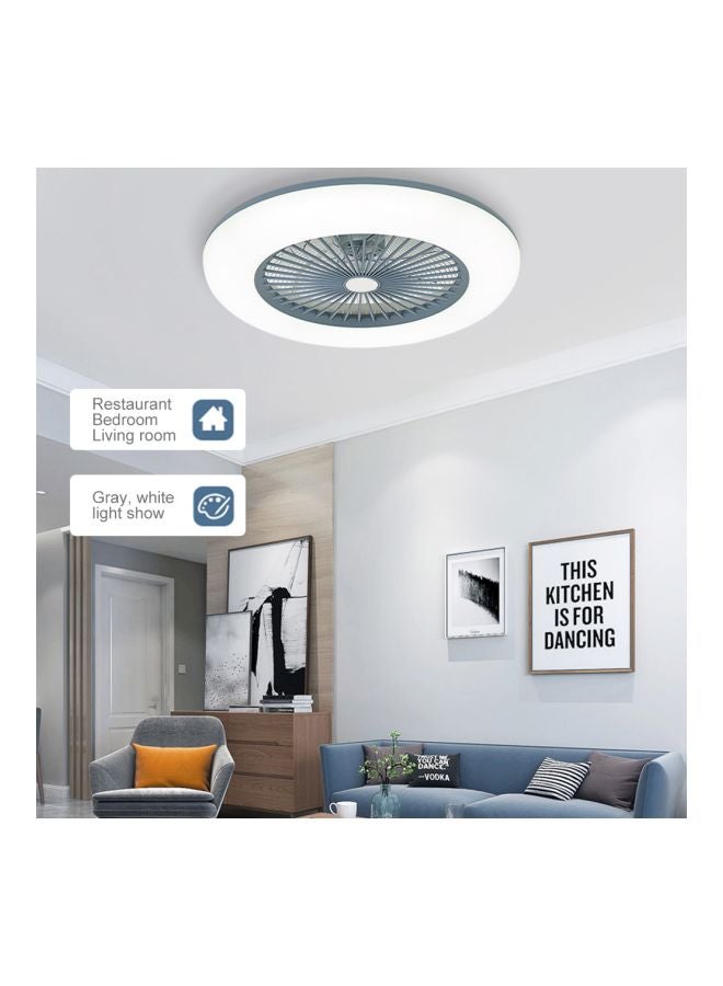 مصباح بإضاءة LED يعمل بالبلوتوث مع مروحة سقف بني 20x55Ø³Ù†ØªÙŠÙ…ØªØ±  - Image 3
