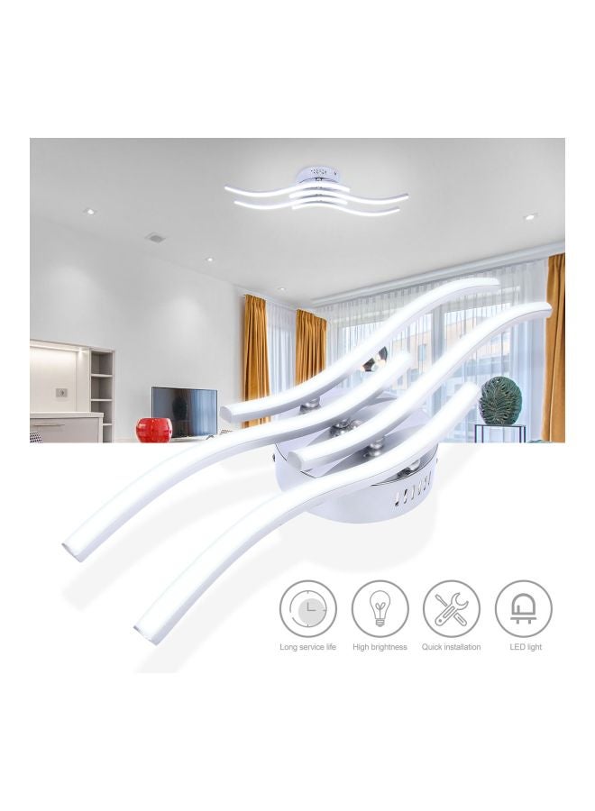 4 Branches LED Waved Light White 37x7.5x15.5cm  - Image 3