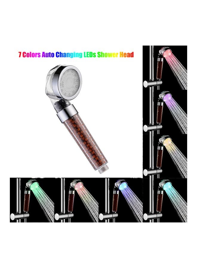 4-LED Colors Changing Light Shower Head Red/Blue/Green 57x64cm  - Image 3
