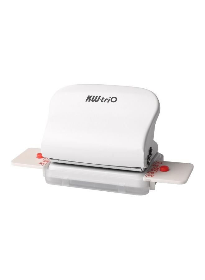 Kw-trio 6-Hole Metal Desktop Puncher White  - Image 1