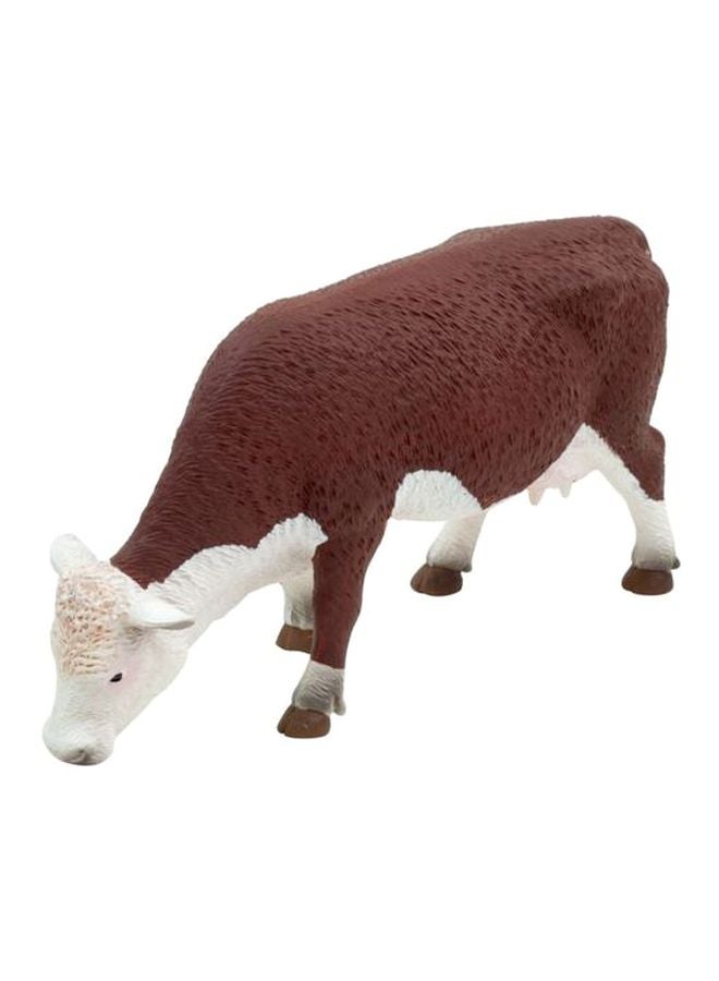 Mojo Animal Planet - Hereford Cow Grazing Collectible Figure 11.5x3x8.5cm - Image 1