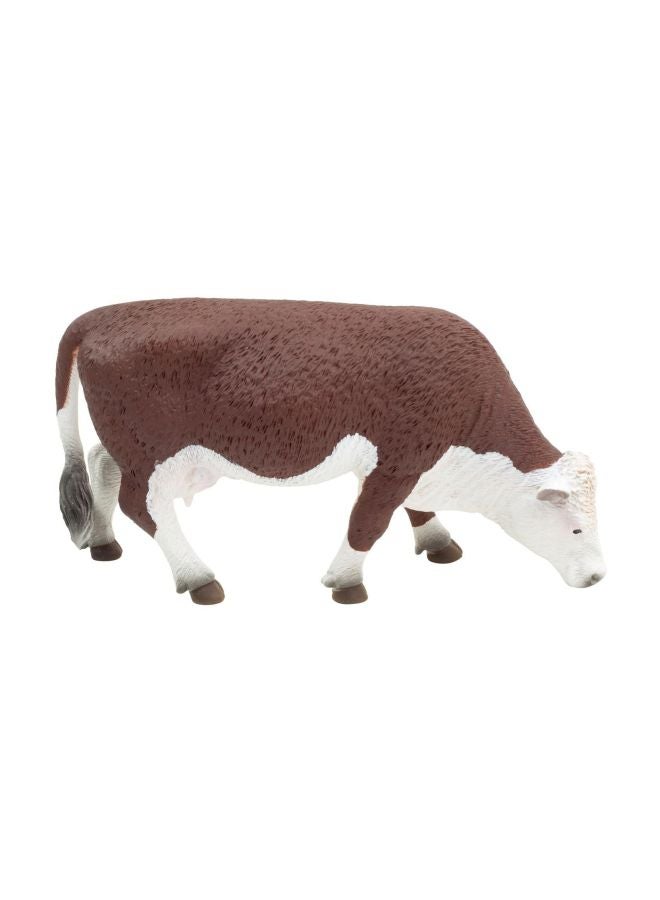 Mojo Animal Planet - Hereford Cow Grazing Collectible Figure 11.5x3x8.5cm - Image 1