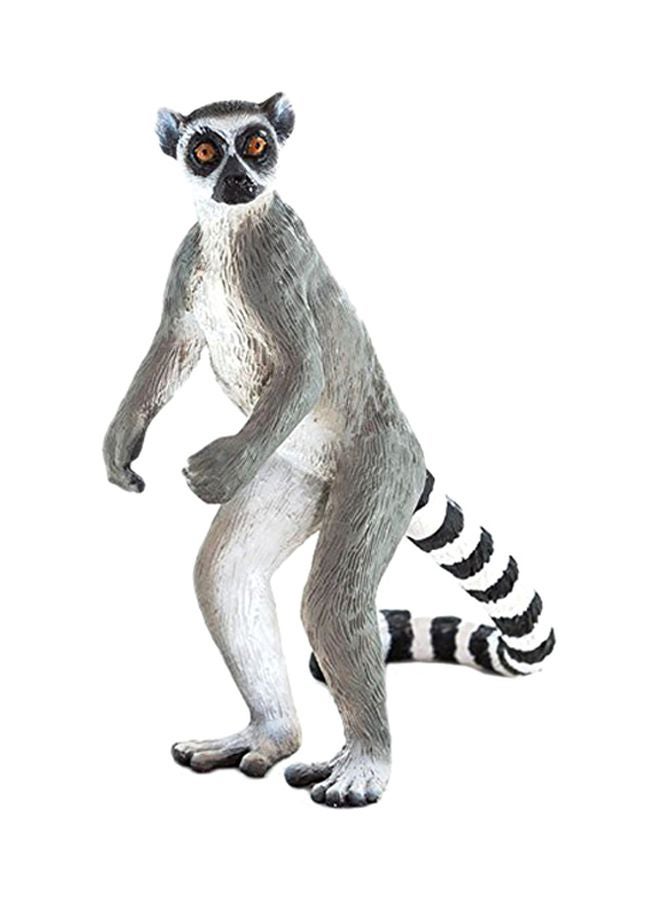 Mojo Animal Planet - Hand Painted Ringtail Lemur Figure 7x3.5x7cm - Image 1
