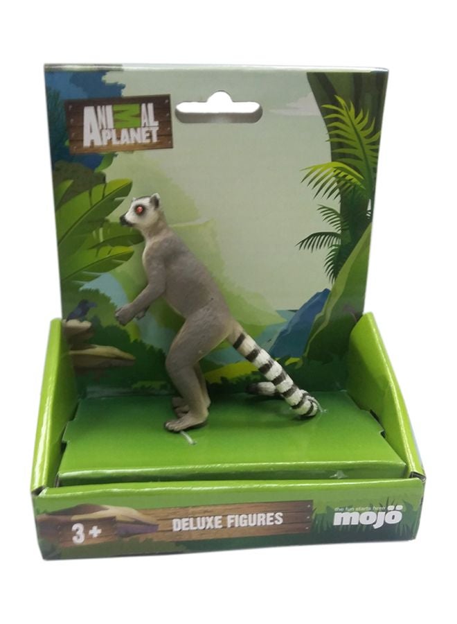 Mojo Animal Planet - Hand Painted Ringtail Lemur Figure 7x3.5x7cm - Image 1