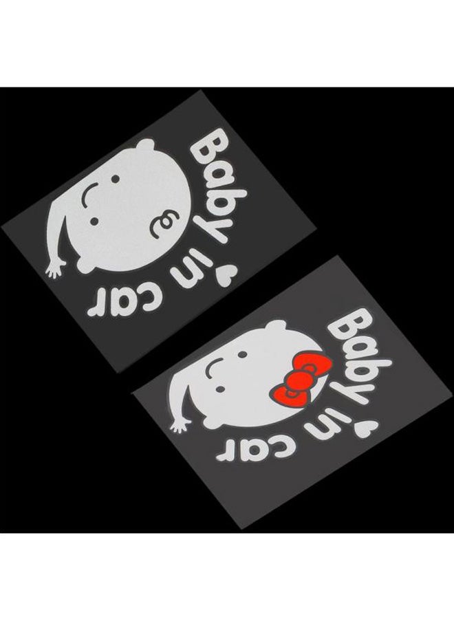 LESHP Reflective Baby Car Sticker - Image 3