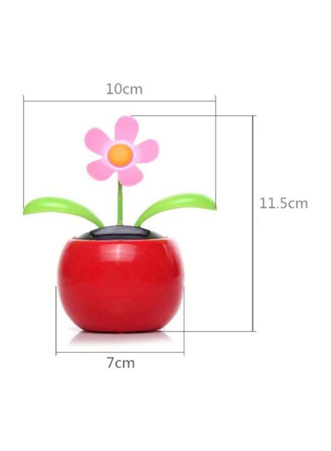 بلولانز قطعة ديكور للوحة معلومات السيارة بتصميم زهرة راقصة تعمل بالطاقة الشمسية - Image 2