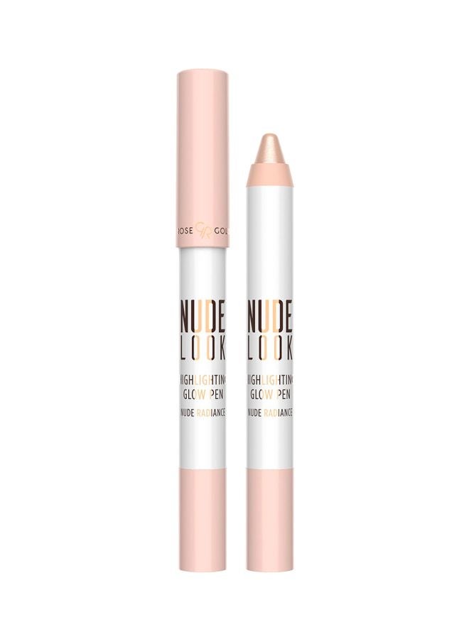Golden Rose Look Highlighter Glow Pen Nude  - Image 1