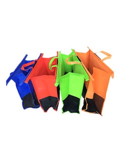 Generic 4-Piece Reusable Shopping Bag Set Blue/Red/Green  - Image 1