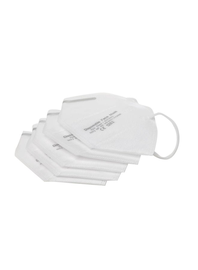 EHS KN95 Disposable Face Mask White 20cm  - Image 1