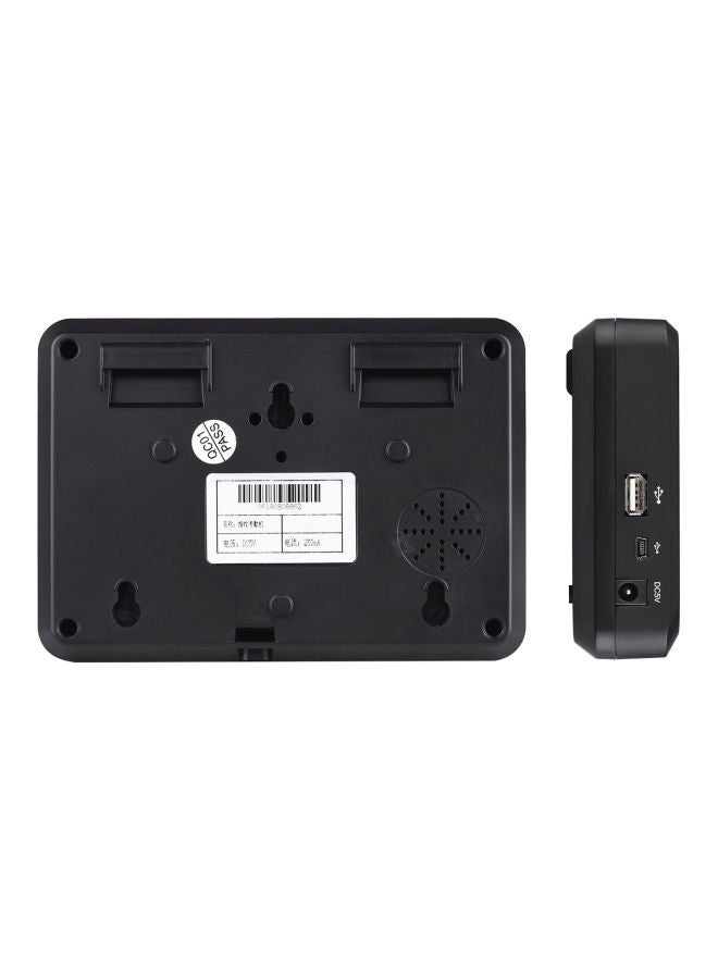 آلة تسجيل الحضور البيومترية الذكية أسود/رمادي/أزرق - Image 2