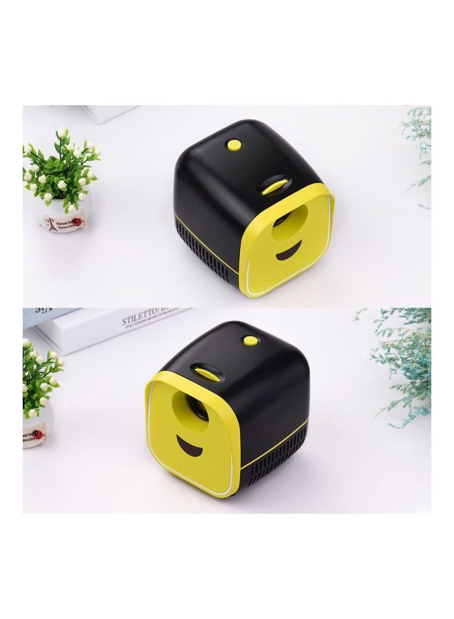 Mini LED Video Projector - UK Plug Black/Yellow - Image 3