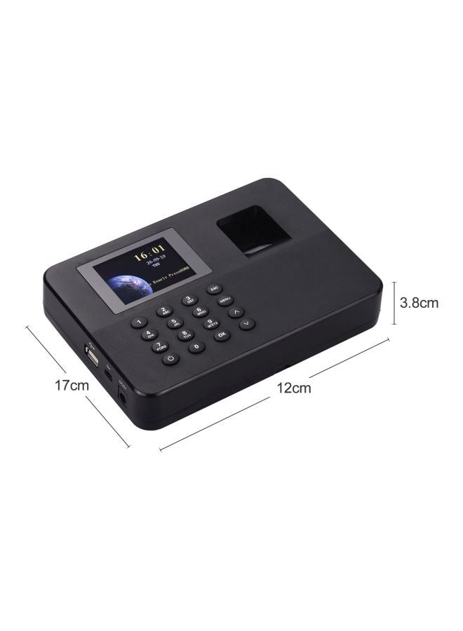 Generic Biometric Attendance Machine - US Plug Black  - Image 3