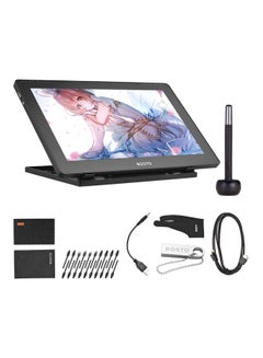 LCD Graphics Drawing Tablet With Interactive Stylus Pen Black