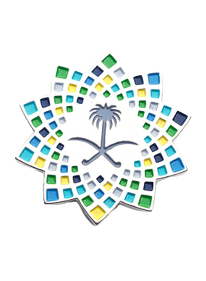 دبوس زينة يحمل شعار الرؤية السعودية 2030  - Image 2