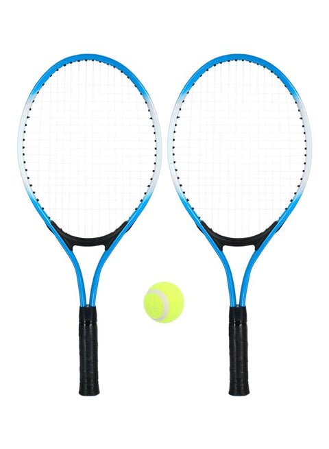 3-Piece Tennis Racket With Ball Set 52.3x22.3cm