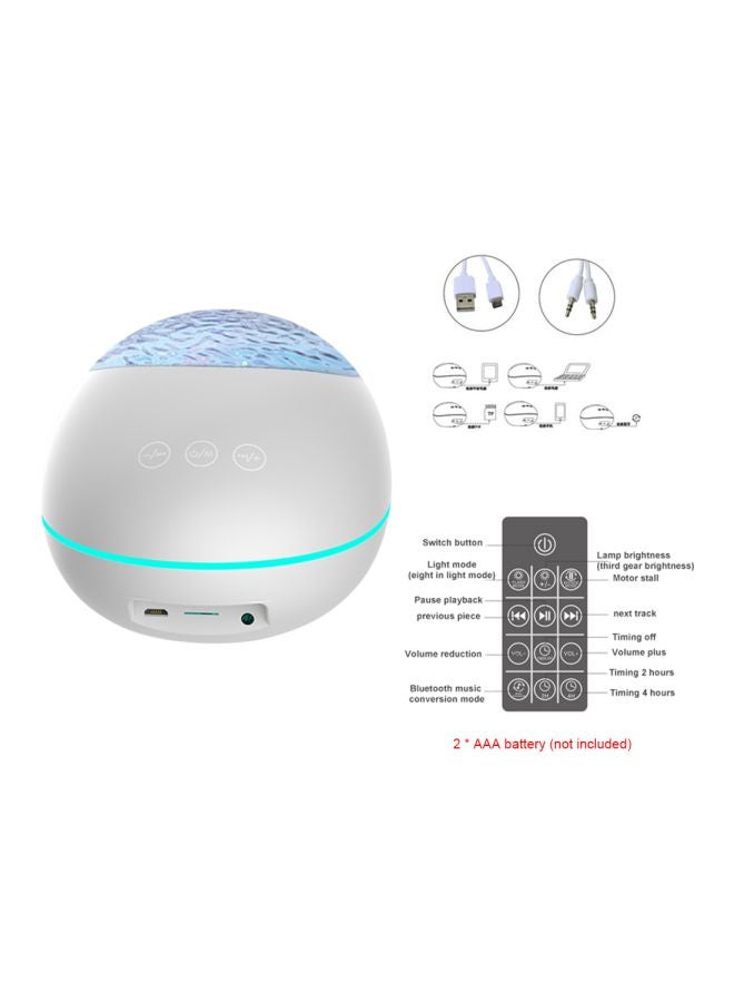 Ocean-Wave Projector Light With Remote Control