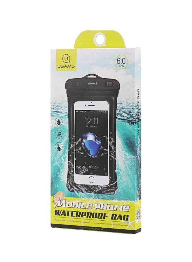 Usams Waterproof Mobile Phone Bag 6-Inch Black - Image 2