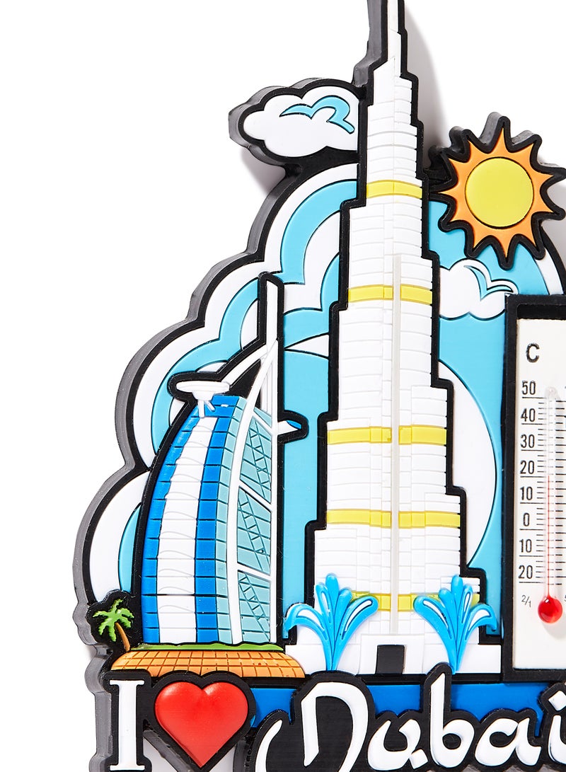 Al Jaber Magnet Dubai Design Dubai blue L-6.5/H10.5cm  - Image 2