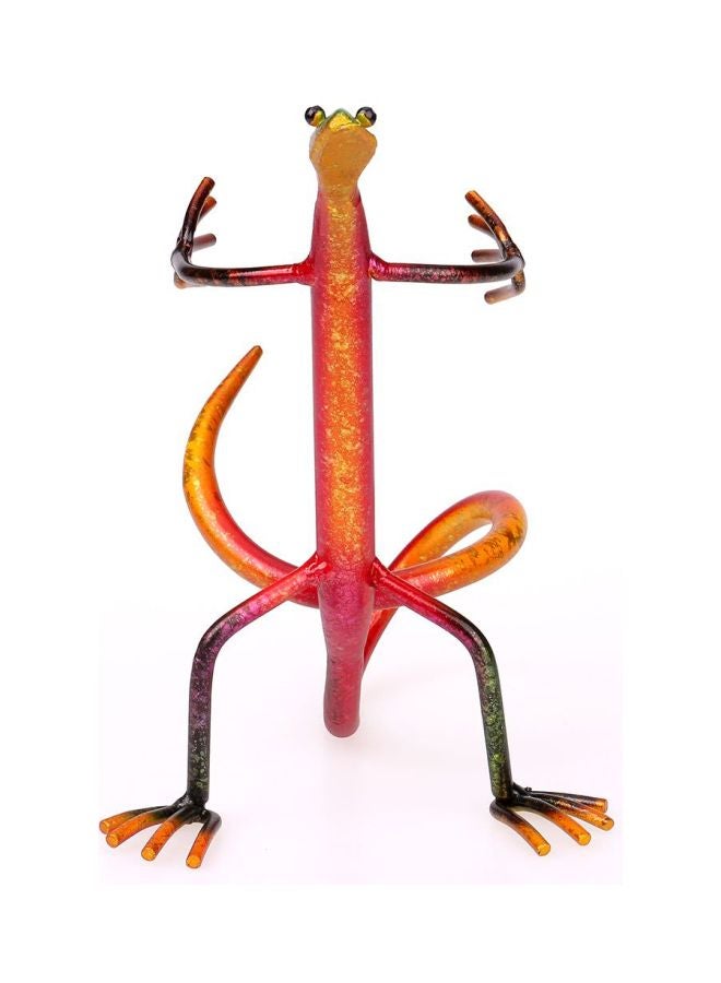 TOOARTS Decorative Metal Bottle Shelf Red/Yellow/Green 24.2cm  - Image 2