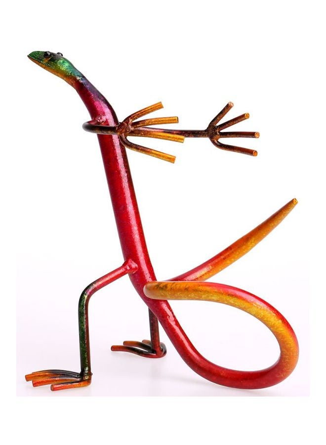 TOOARTS Decorative Metal Bottle Shelf Red/Yellow/Green 24.2cm  - Image 3