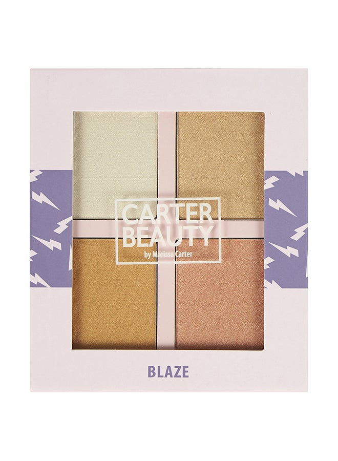 Carter Beauty Mini Highlighter Palette Blaze - Image 1