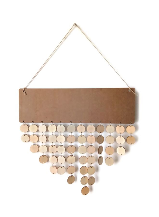 Generic DIY Wooden Birthday Calendar Beige/Red/Green  - Image 2