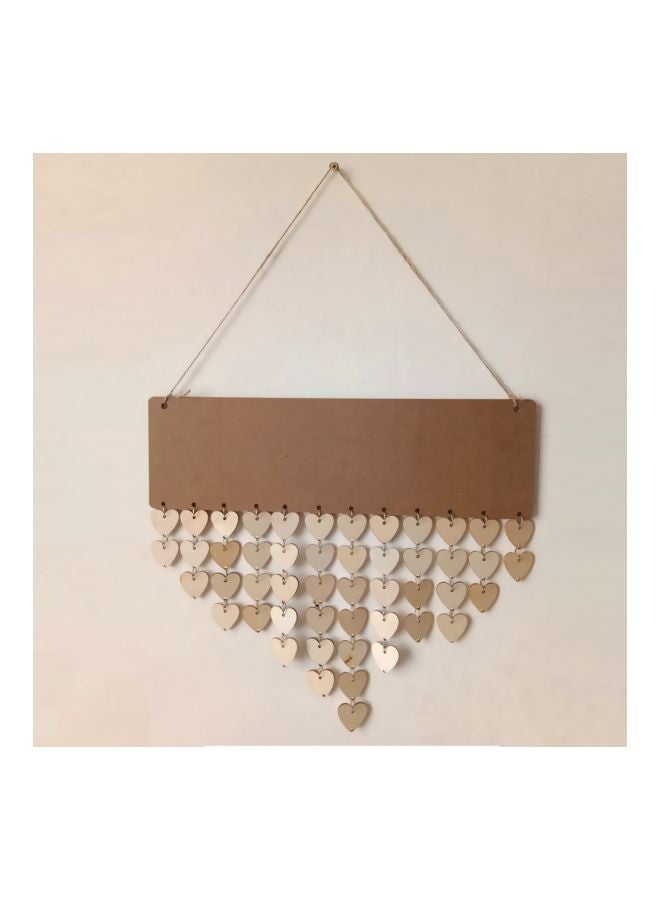 Generic DIY Wooden Birthday Calendar Beige/Brown  - Image 2