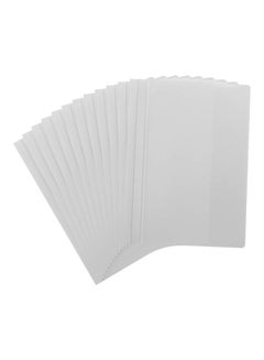 Generic 12-Piece File Protector Set White  - Image 1