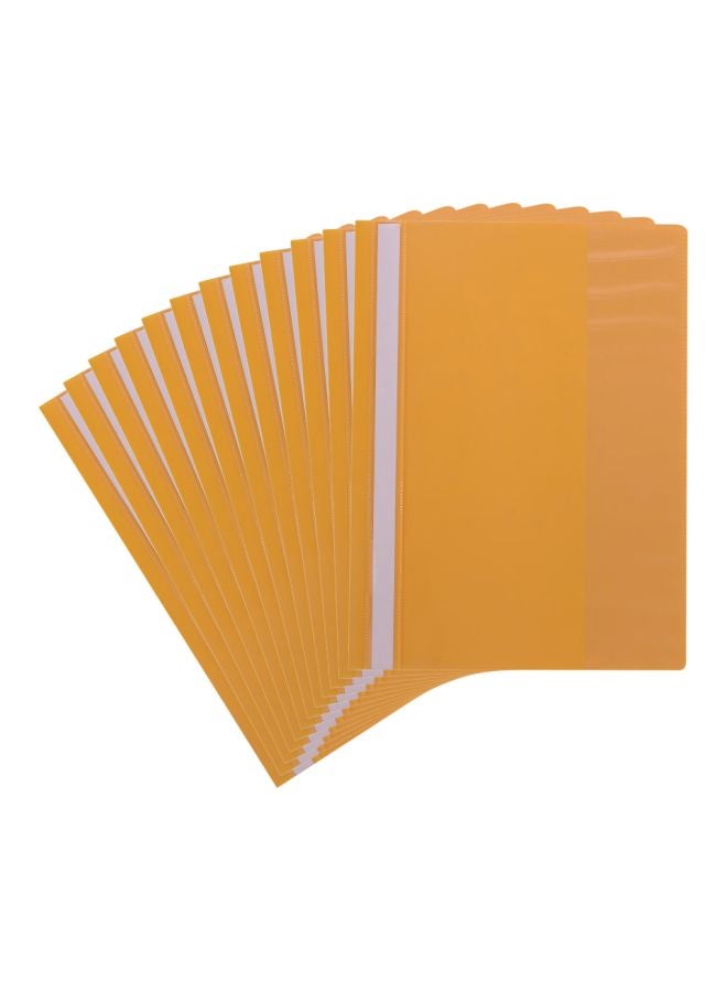 Generic - 12-Piece File Protector Yellow - Image 1