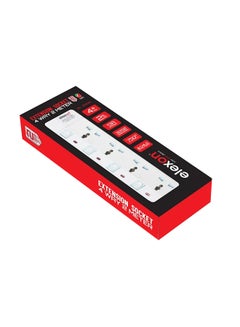elexon 4-Way Power Extension Socket White  - Image 4