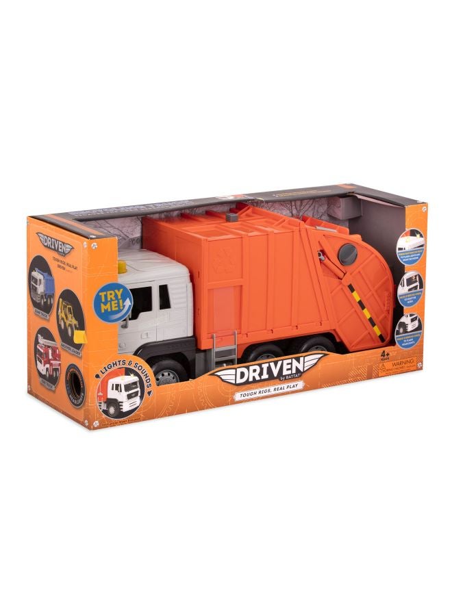 DRIVEN Recycling Truck Orange 53.6x20.9x26.9cm - Image 2