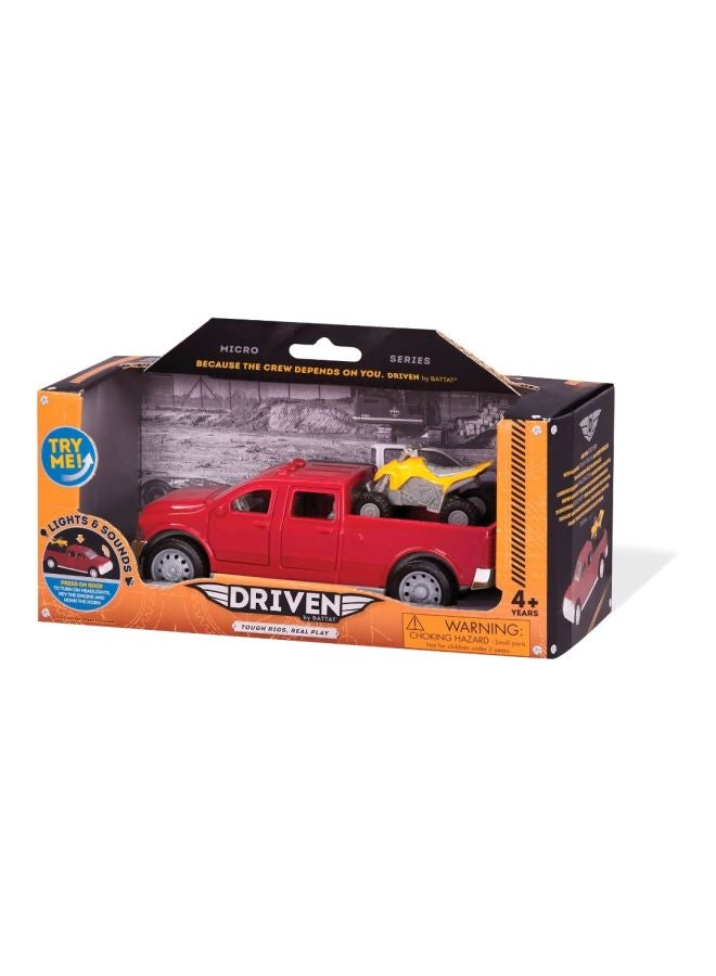 DRIVEN Mini Pick-Up Truck Red - Image 2